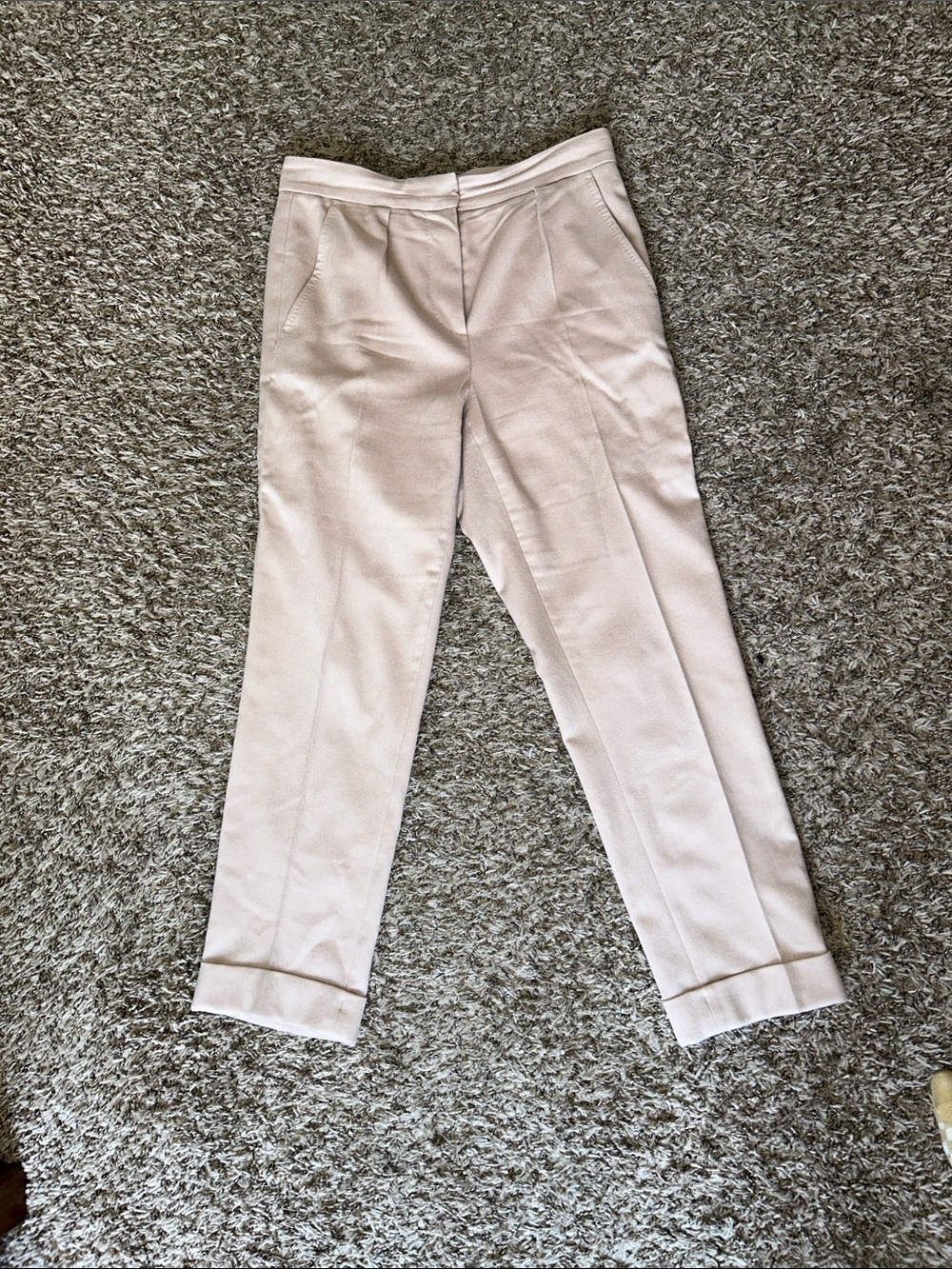 MaxMara Angora Wool Blend Tan Trousers - Women’s Size 4